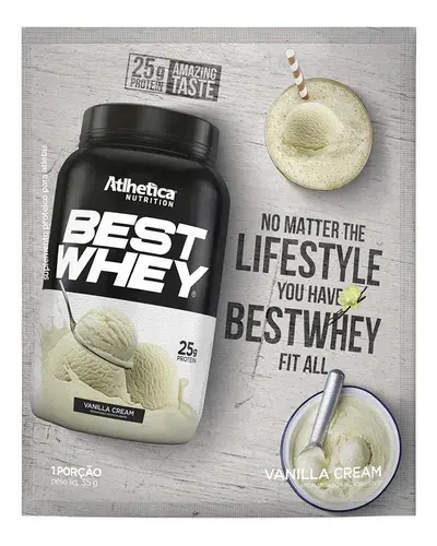 ATLHETICA BEST WHEY VAINILLA Sobre 35GR - cja x 15