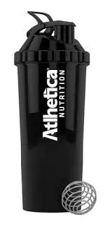 ATLHETICA SHAKER 3-IN-1 (600 ml) - Negro/Negro