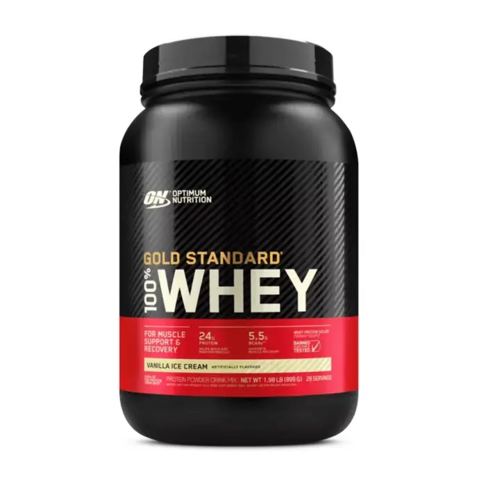OPTIMUM NUTRITION GOLD STD WHEY VAINILLA 2LB