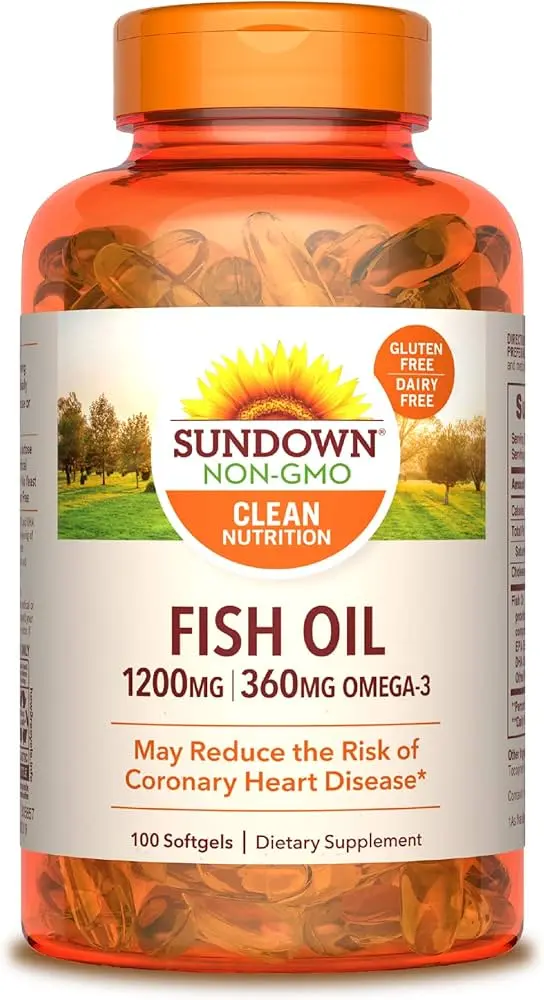 SUNDOWN EXTRA STRGTH FISH OIL 1200 MG 100 Caps