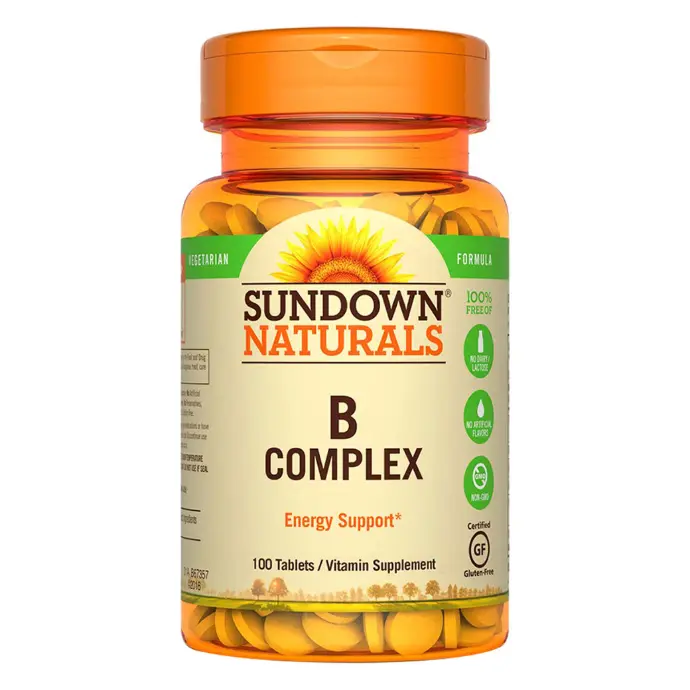 SUNDOWN NATURALS B COMPLEX 100 Caps
