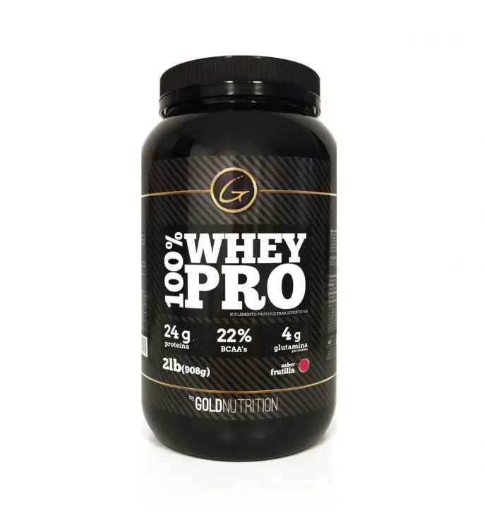 GOLD NUTRITION WHEY PRO FRUTILLA 2LB