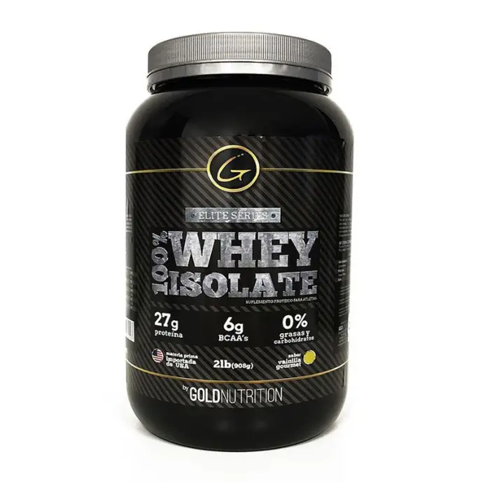 GOLD NUTRITION WHEY ISOLATE VAINILLA 2LB