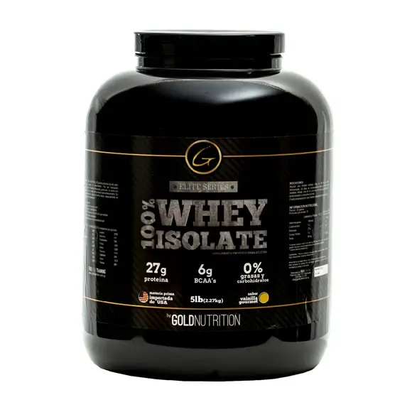 GOLD NUTRITION WHEY ISOLATE VAINILLA 5LB
