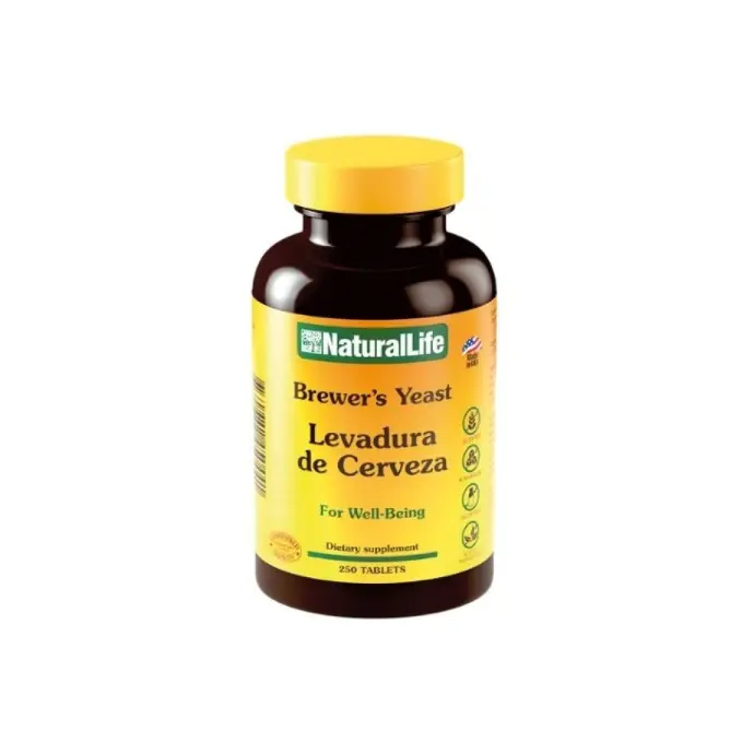 NATURAL LIFE Levadura De Cerveza 250 caps