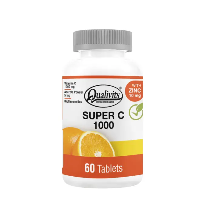 QUALIVITS Super C 1000 mg + Zinc