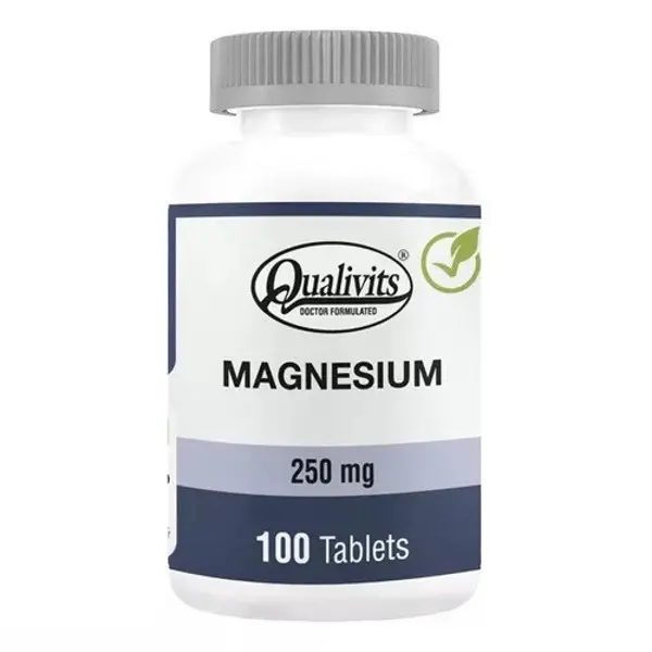 QUALIVITS Magnesio 250mg 100 Tabs.