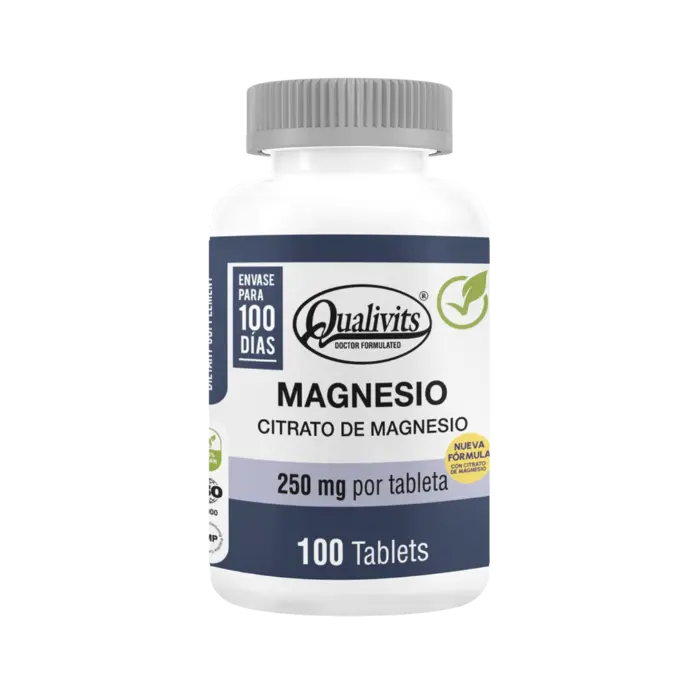 QUALIVITS Citrato De Magnesio 250 Mg 100 Caps