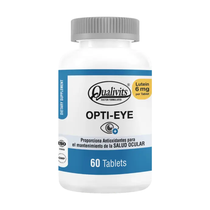 QUALIVITS OPTI EYE WITH LUTEIN 60 Tabs.