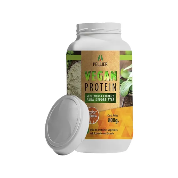 PELLIER VEGAN PROTEIN 800gr NARANJA