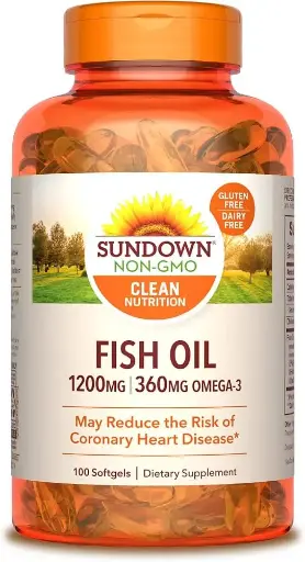 [SUN16888] SUNDOWN EXTRA STRGTH FISH OIL 1200 MG 100 Caps