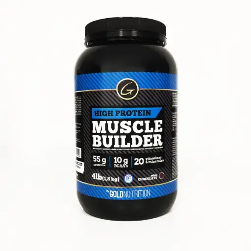 [GOL61020] GOLD NUTRITION HPRO MUSCLE BUILDER CHOCOLATE 4LB