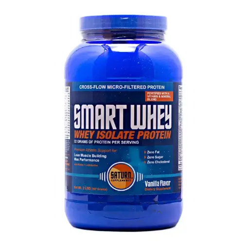 [SAT42433] SATURN SMART WHEY ISOLADO VAINILLA 2LB