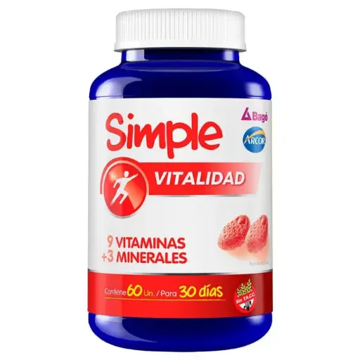 [SIM42208] SIMPLE Vitalidad (9+3) 60 Caps