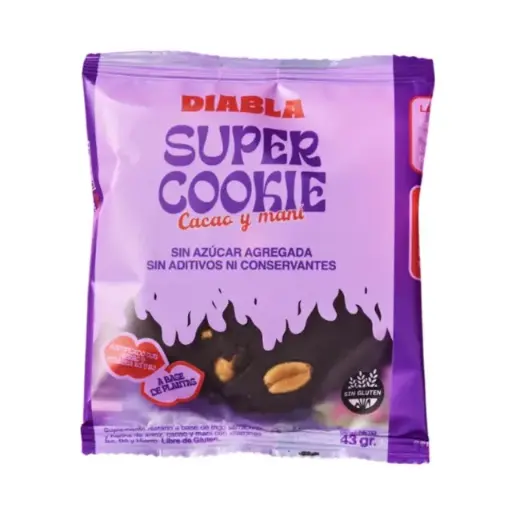 [DIAB94112] DIABLA SUPER COOKIE Cacao & Mani