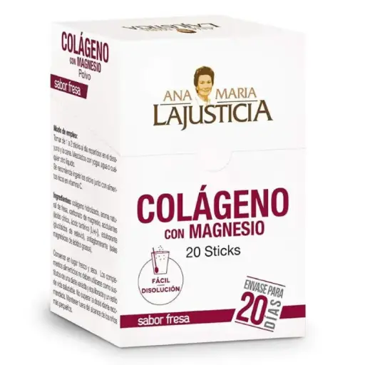[ALJ80805] AMLJ Colageno c/Magnesio x 20 Sticks Fresa