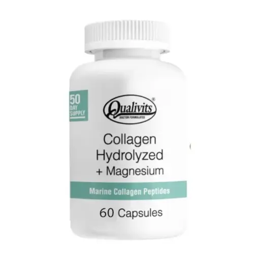 [TKC1441-060] QUALIVITS Colageno Hid. 400mg & Mag 100mg 60 Caps.