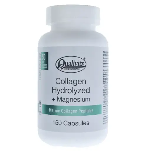 [TKC1441-150] QUALIVITS Colageno Hid. 400mg & Mag 100mg 150 Caps.