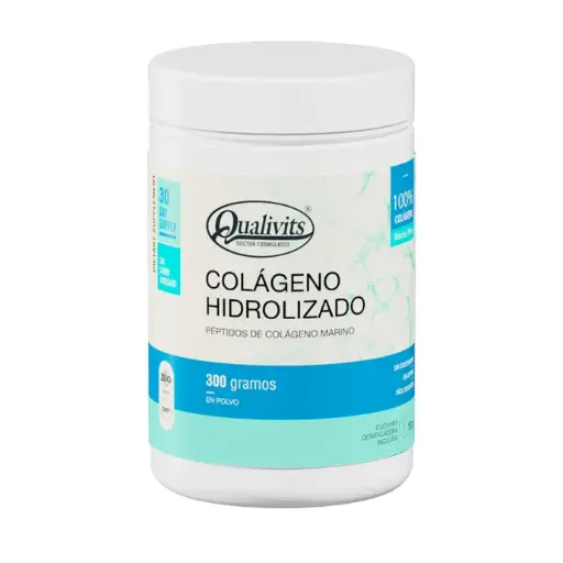 [TKP0301-300] QUALIVITS Colágeno Hydrolizado En Polvo 300 Grs