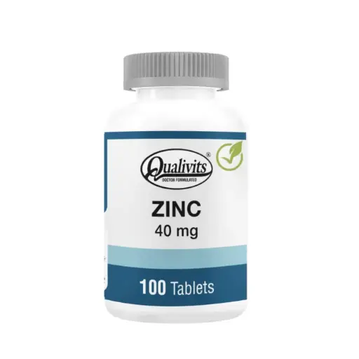 [TKT0985-100] QUALIVITS Zinc 40 mg  100 Tabs.
