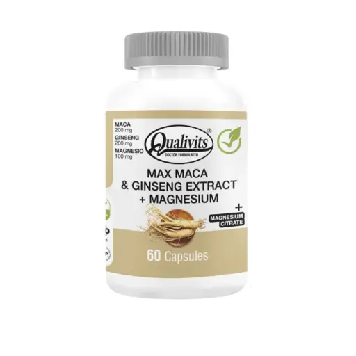 [TKC1810-060] QUALIVITS MAX MACA & GINSENG EXTRACTS 60 Caps.