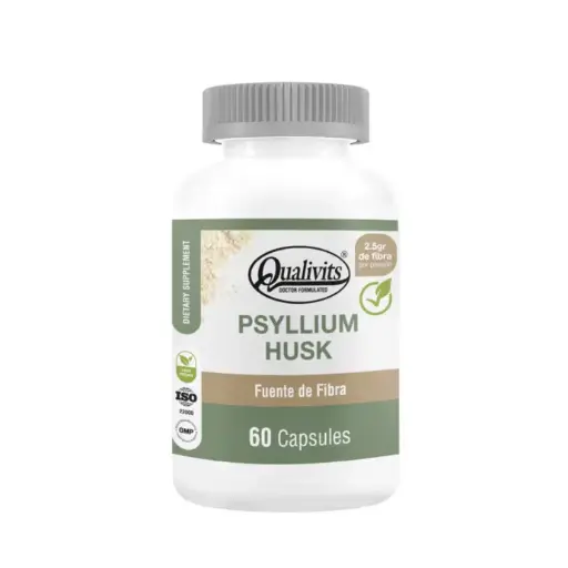 [TKC1851-060] QUALIVITS Pysllium Husk 60 Caps