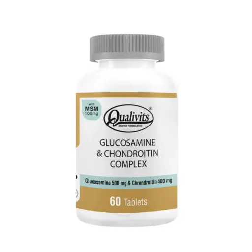 [TKT1286-060] QUALIVITS Glucosamine & Chondroitin Complex 60 Tabs.