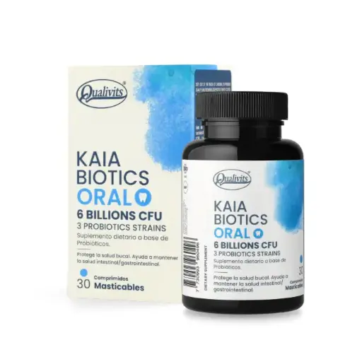[KA0015-030] QUALIVITS KAIA PROBIOTICO ORAL 30 Caps Masticable