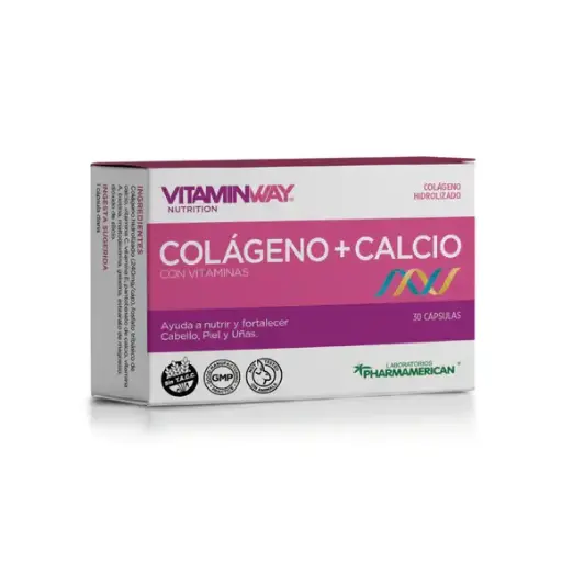 [VWAY0233] VITAMINWAY Colágeno+ Calcio x 30 caps.