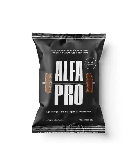 [ALF50031] ALFAPRO Alfajor Chocolate 80 gr